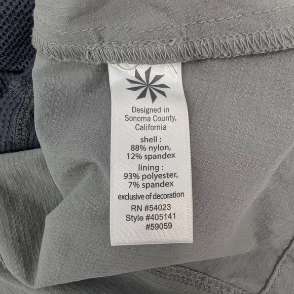 Athleta Hit The Trail Skort Gray Size 4 - Picture 9 of 9